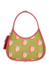 Coachtopia Strawberry Hobo, &pound;140, Handbags, Green/Pink, Leather, Back view